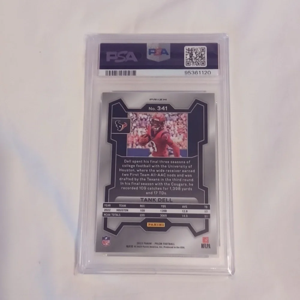 2023 PRIZM TANK DELL Green Prizm #341 PSA 10